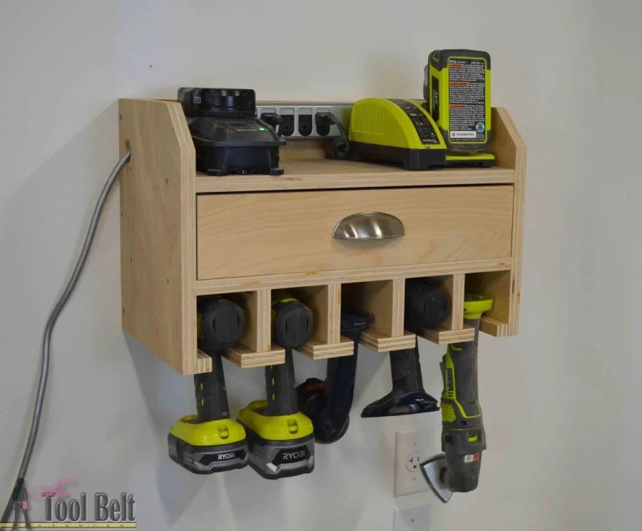 Plywood Organizer Projects Her Tool Belt