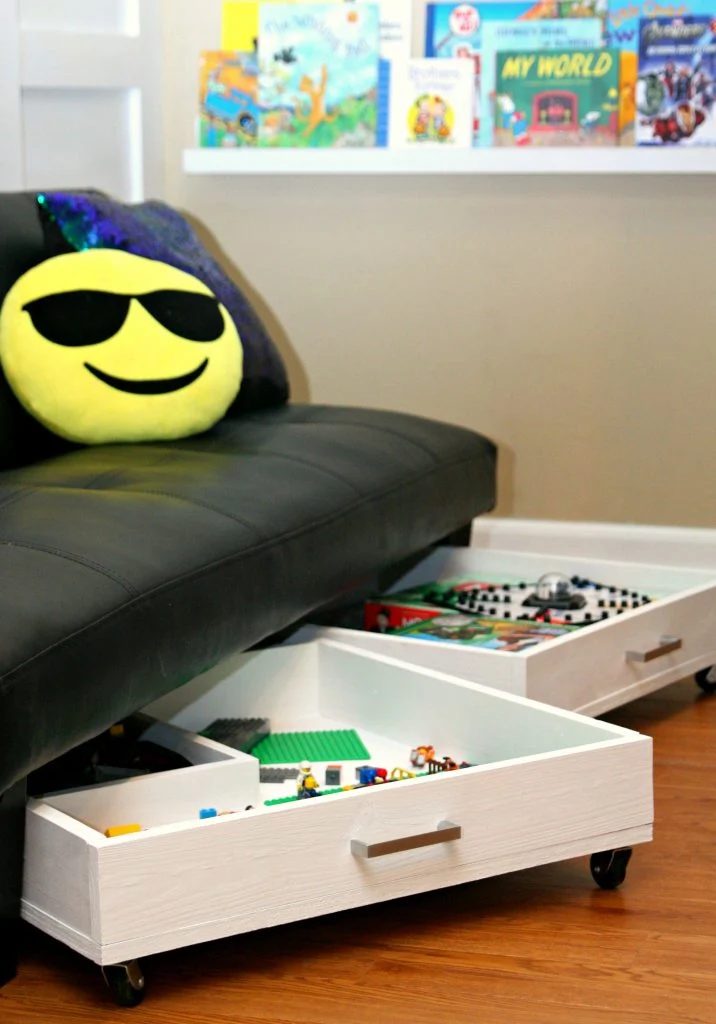 Handmade Rolling Storage Drawers Happy Go Lucky