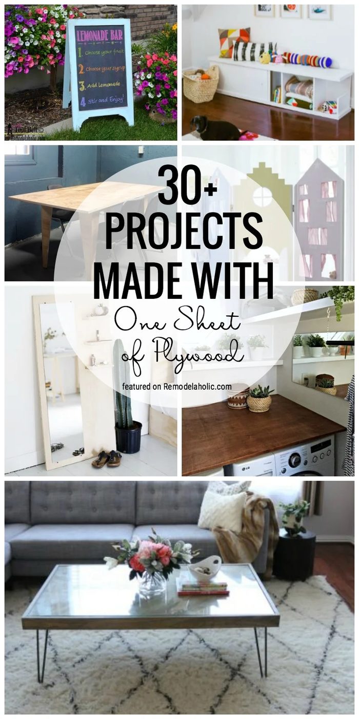Grab A Sheet Of Plywood To Make One Of These Fabulous Projects. 30+ Projects Made With One Sheet Of Plywood Featured On Bekob.com