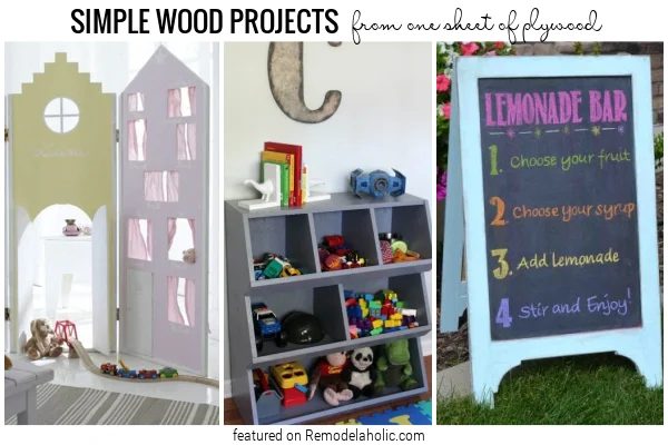 direct Wood Projects From One Sheet Of Plywood Featured On Bekob