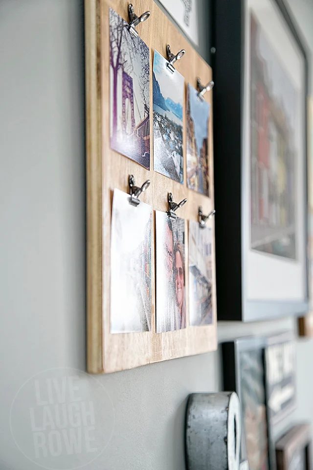 Handmade Instagram Photo Frame Live Laugh Rowe