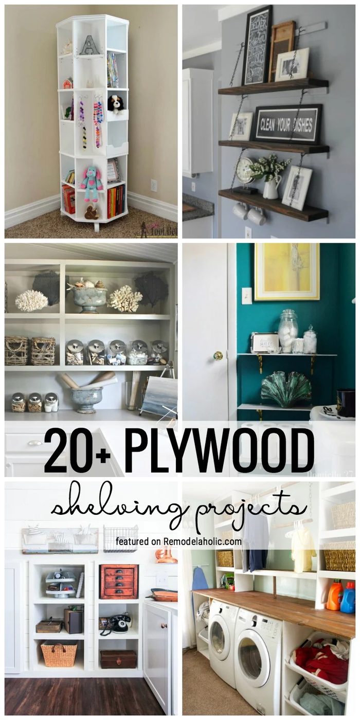 Add Storage To Your Home With One Of These 20+ Fabulous Plywood Shelving Projects Featured On Bekob.com