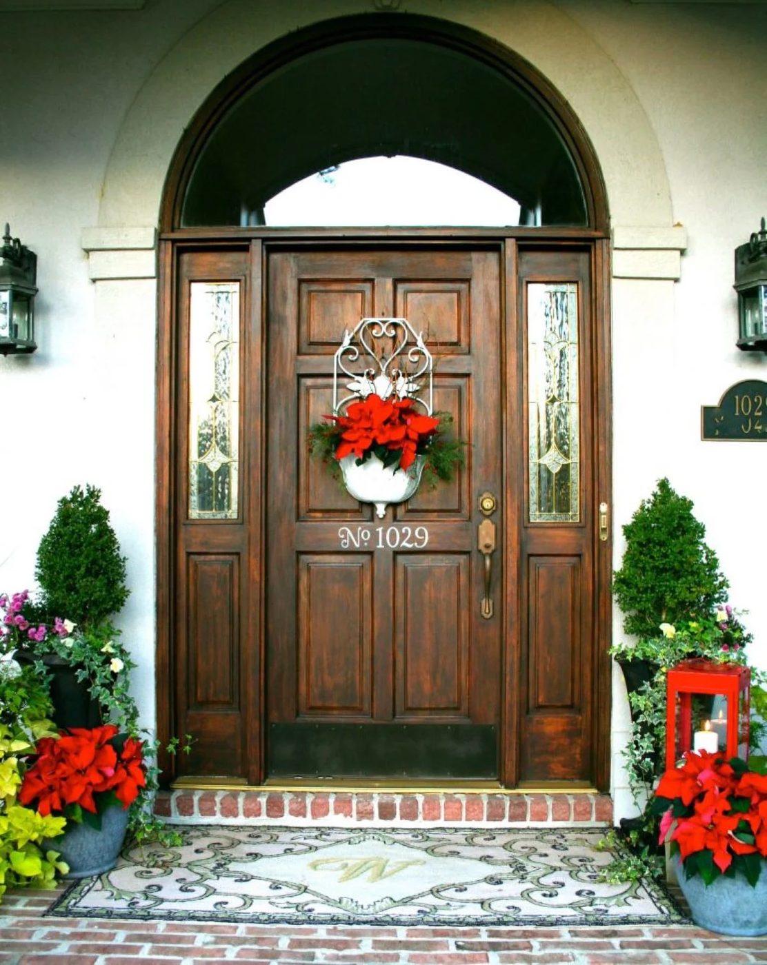 Poinsettia Door Design Refresh Style