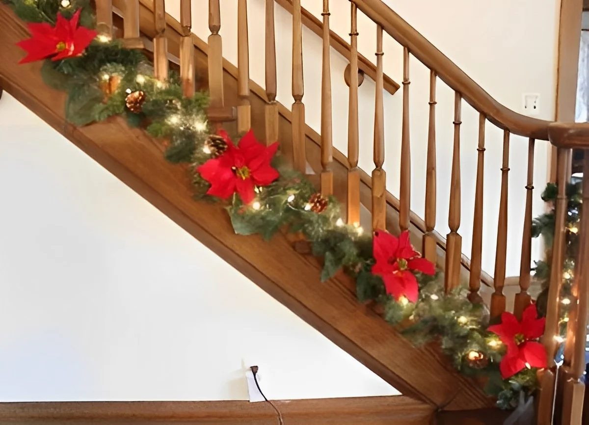 Poinsettia With Lights Momcrieff