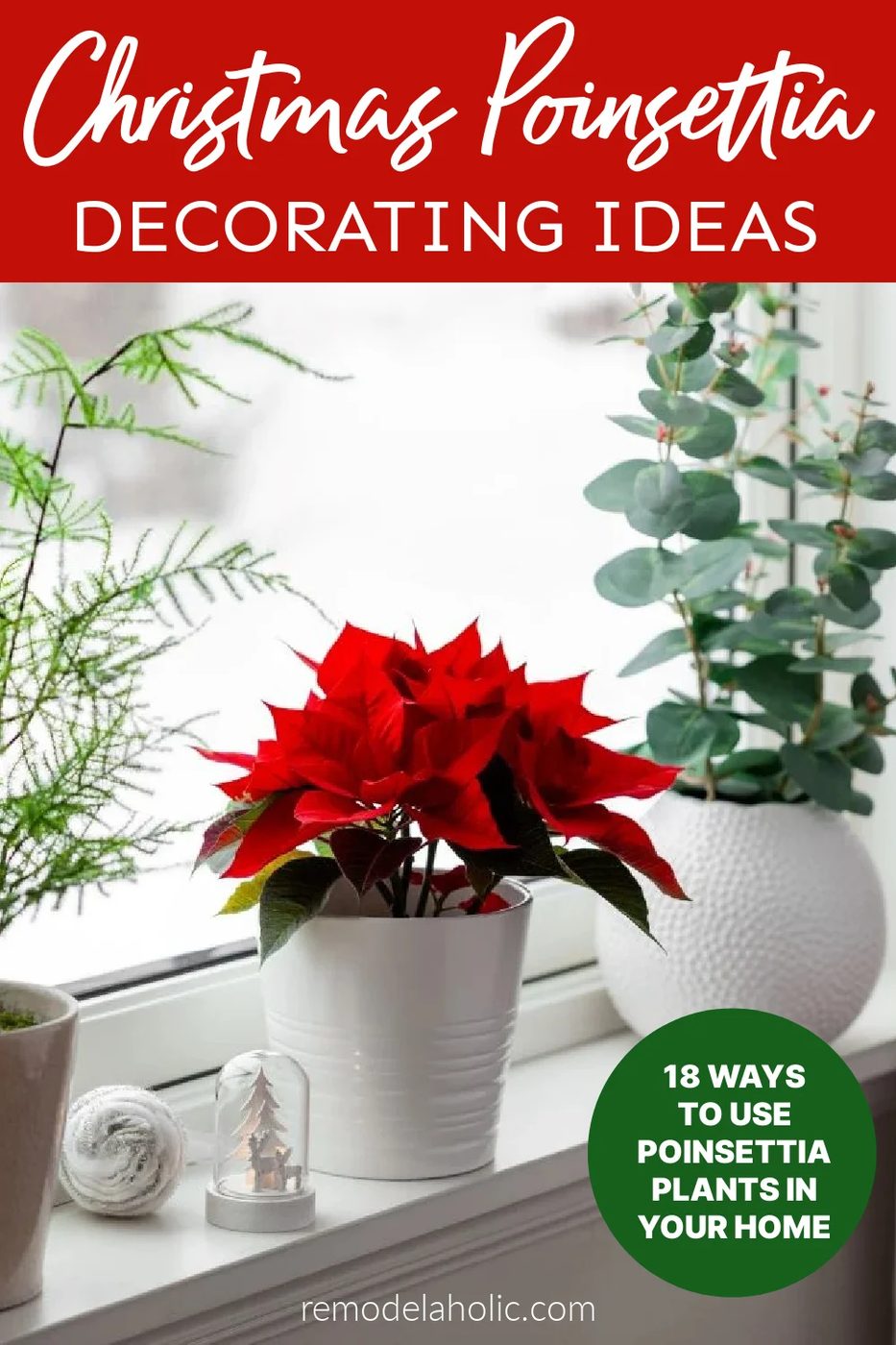 Christmas Poinsettia Decor options To Decorate With Potted Poinsettia Plants And Blooms Garlands Table Setting And More Bekob