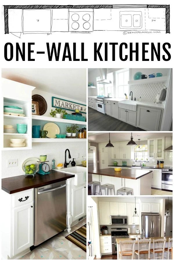 KITCHEN DESIGN | Single Wall Kitchen Layouts and Floor Plans via Bekob.com