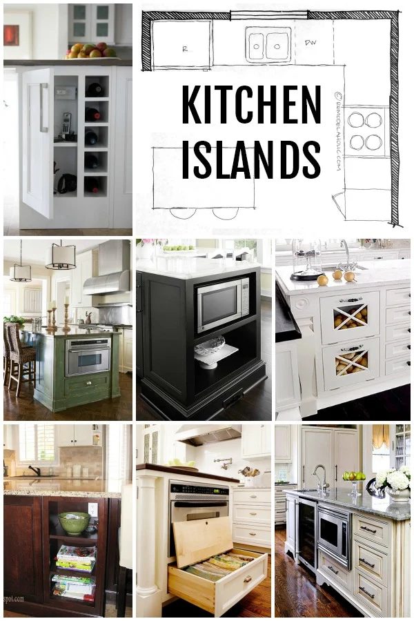 Kitchen Island Layouts and Floor Plan Design via Bekob.com