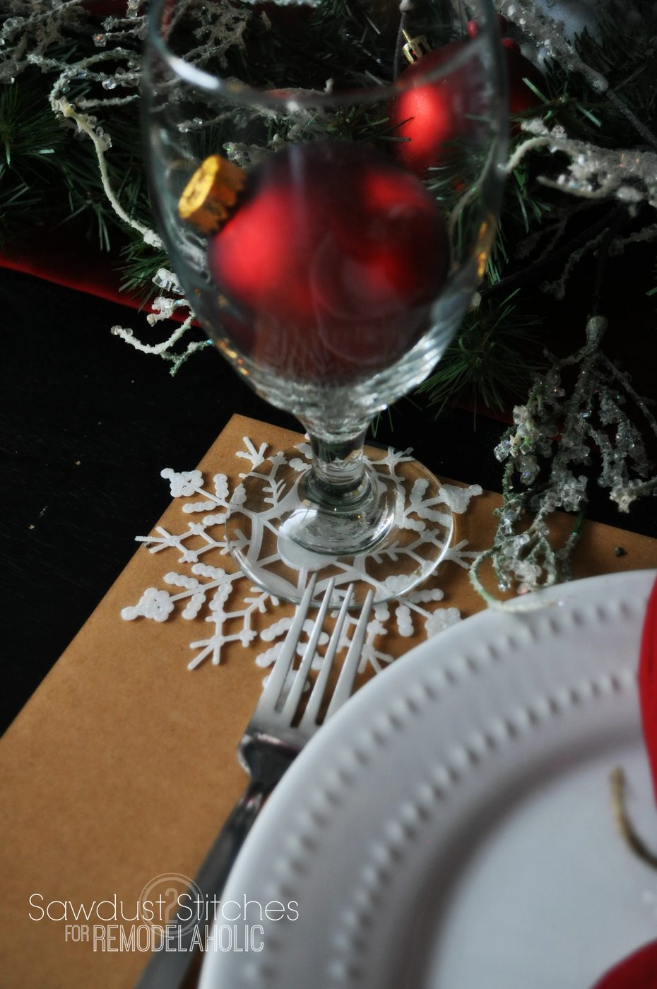 Step-by-step instructions for creating a striking holiday tablescape on a modest-cost
