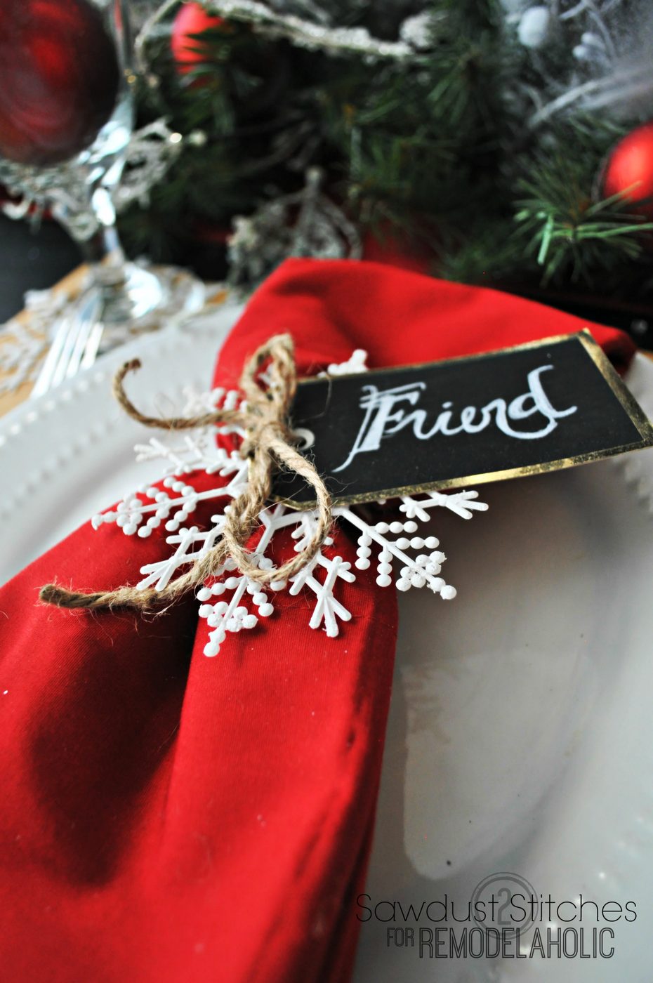 Step-by-step instructions for creating a striking holiday tablescape on a modest-cost
