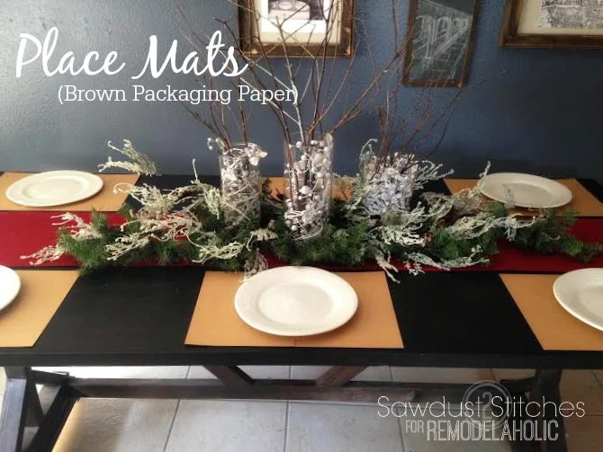 Step-by-step instructions for creating a striking holiday tablescape on a modest-cost
