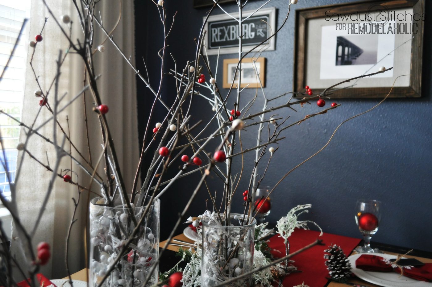 Step-by-step instructions for creating a striking holiday tablescape on a modest-cost
