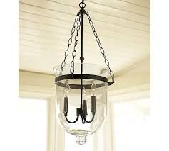 Pottery Barn Hundi Metal Glass Pendant