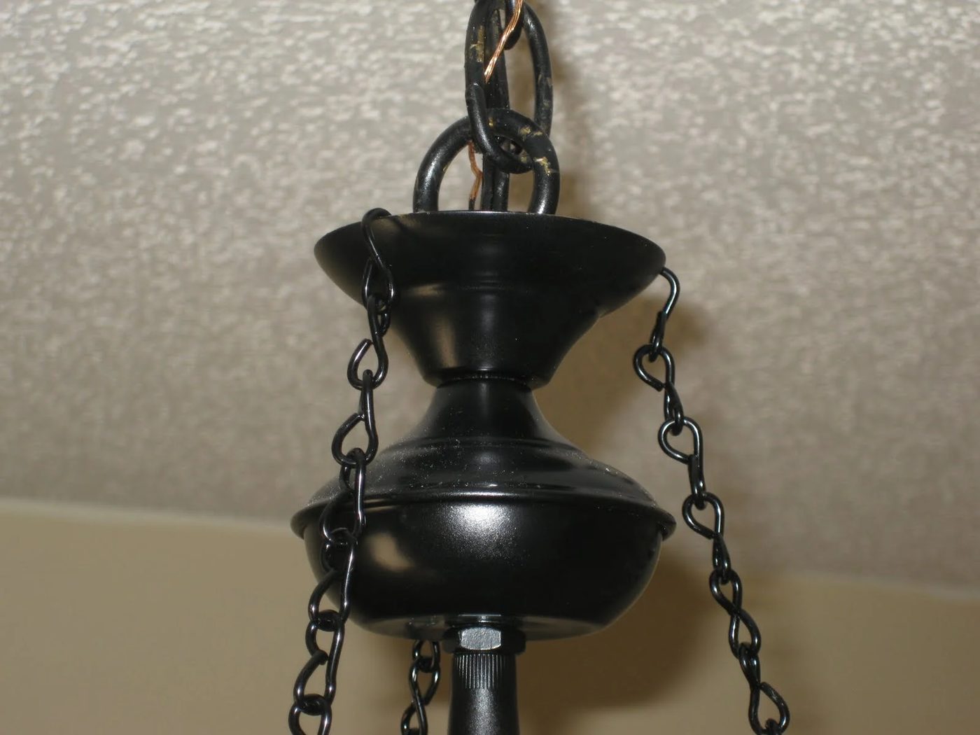 17 Hanging Handmade Upcycled Glass Dome Pendant Light From Old Brass Candelabra Light Fixture, Featured On Bekob