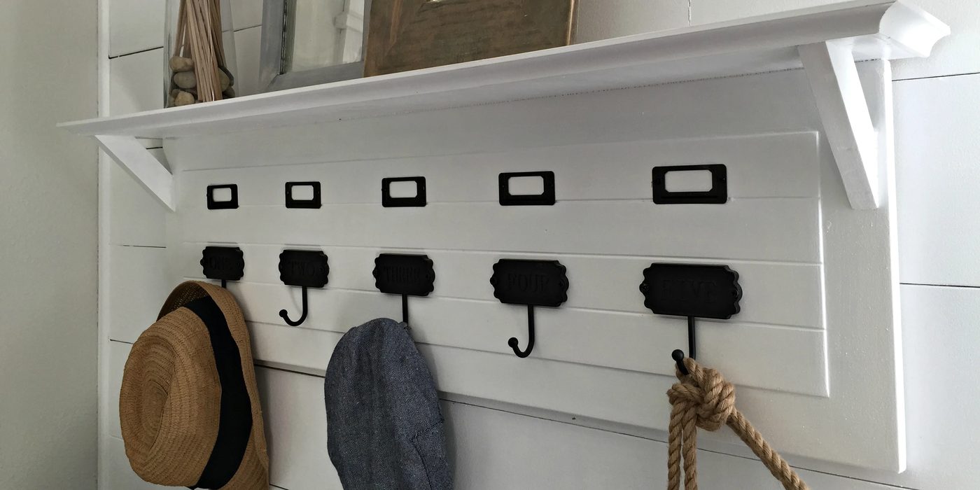 Pottery Barn Inspired Entry Organizer