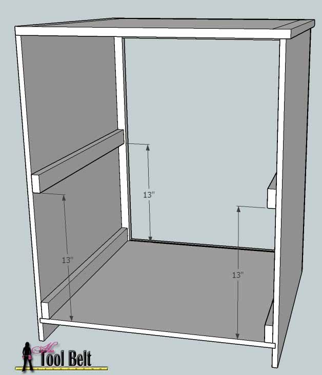 media center building plans - cabinets assembly 3, Her Tool Belt on Bekob