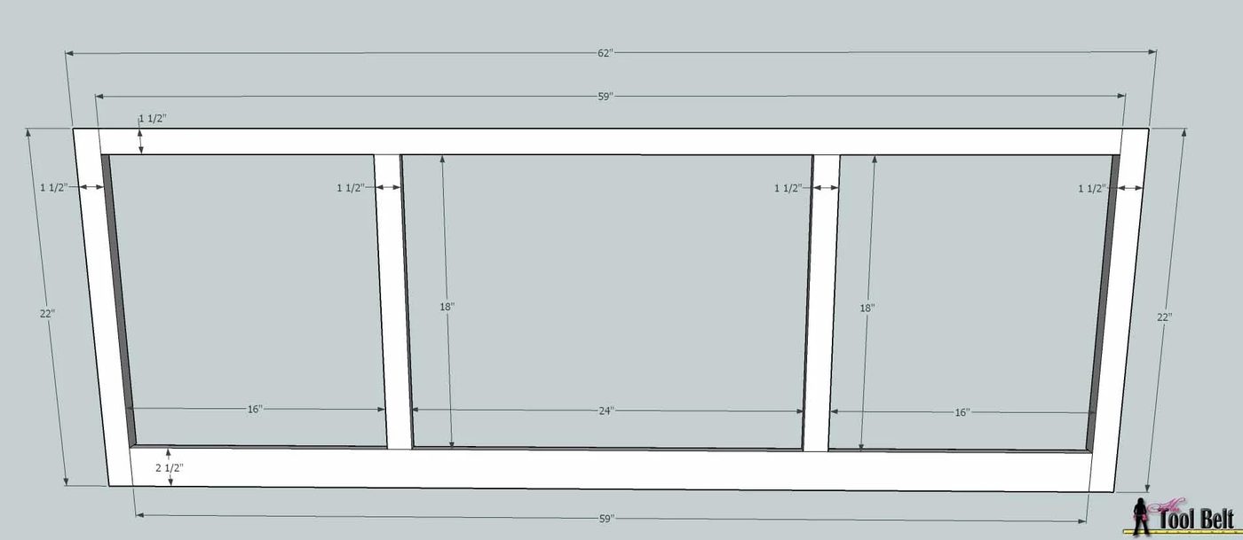 media center building plans - tv console 1, Her Tool Belt on Bekob