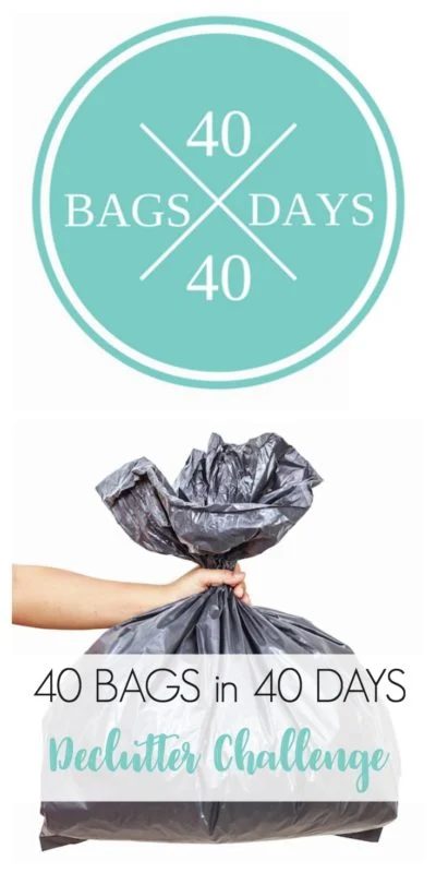40 Bags In 40 Days Declutter Challenge 400x800