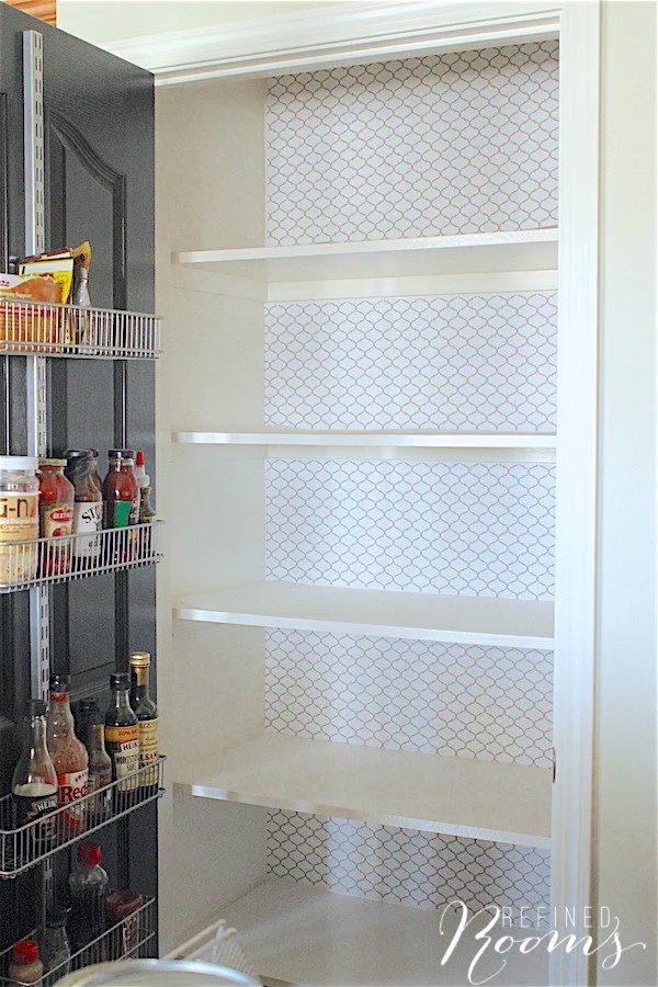 8 How To Use Peel N Stick Laminate Shelf Liner As Removable Wall Paper, By Refined Rooms Featured On @Bekob