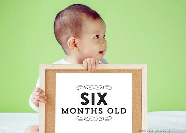 Ready-to-print Baby Milestone Cards for Monthly Baby Pictures