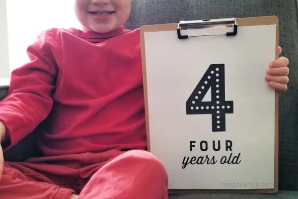 Printable Birthday Photo Signs For straightforward Pictures, Bekob