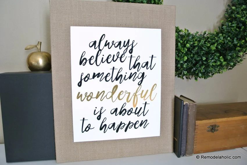 Printable Quote, Always Believe That Something Wonderful Is About To Happen #Bekob (2)