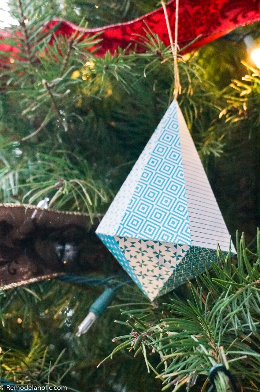 Handmade Paper Ornament Templates, Printable Christmas Decorations