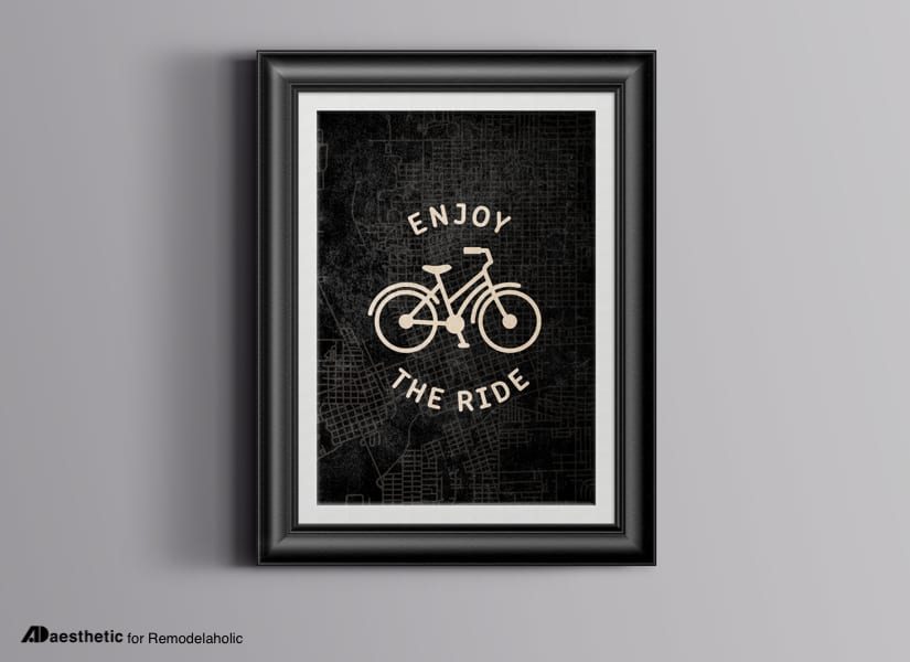 Enjoy The Ride Free Printable Graphic • AD Aesthetic For Bekob • Horizontal