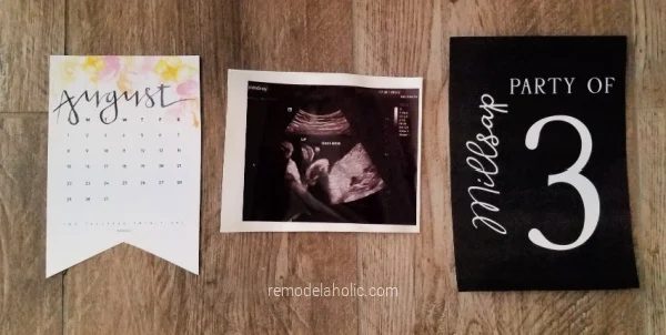 straightforward Printable Pregnancy Announcement options And Pregnancy Milestone Cards Bekob