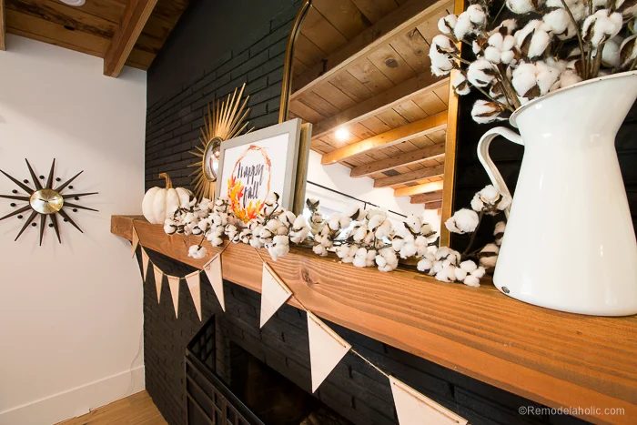 Fall Mantel Decor With Shaw Floors@Bekob 48