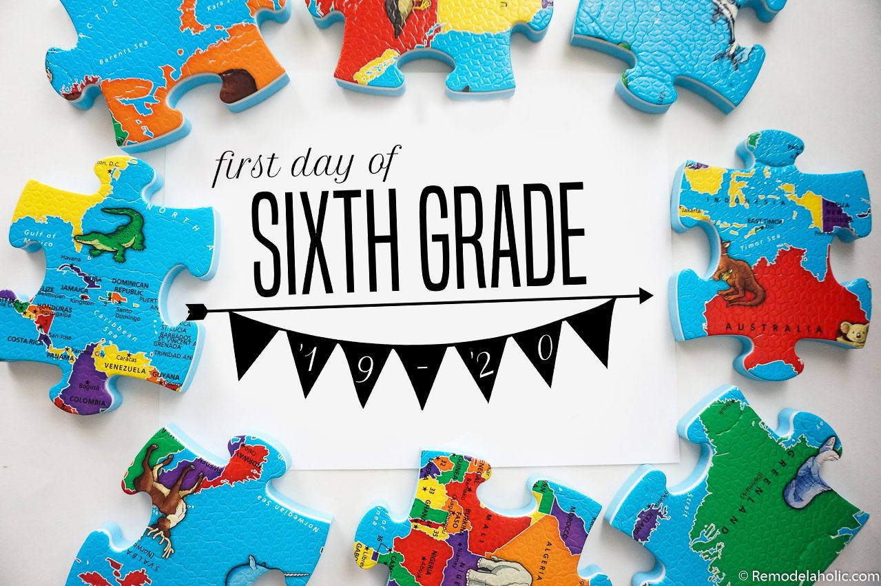 Bunting School Photo Sign Printable First Day Of School #Bekob