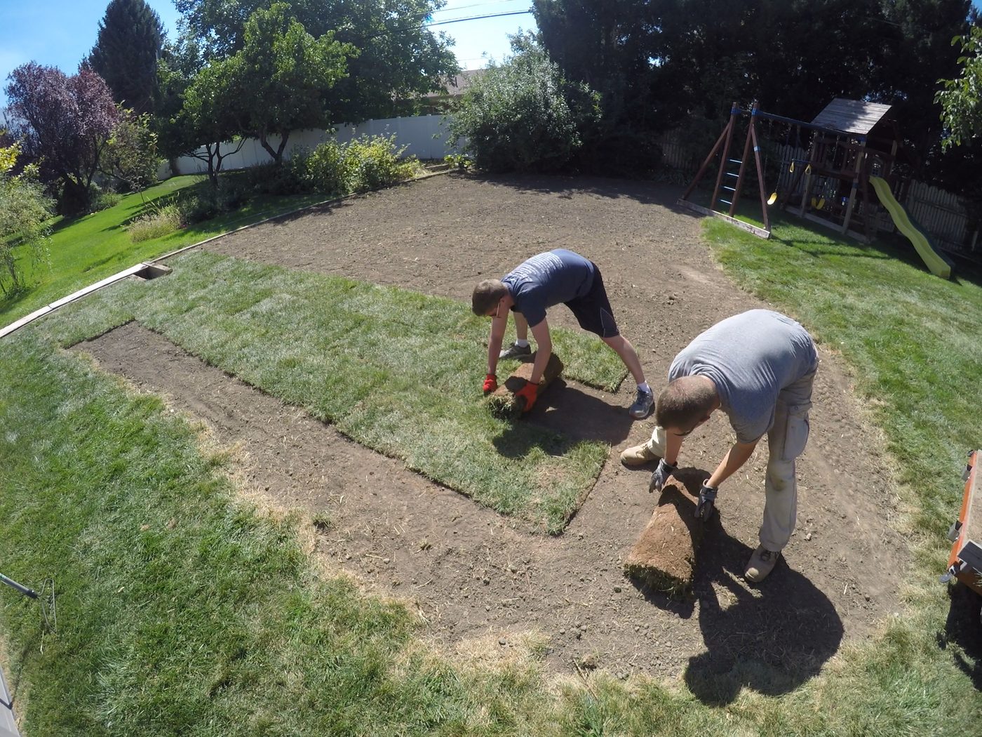 Unrolling Sod