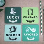 Elegance and Enchantment St. Patrick's Day Coasters