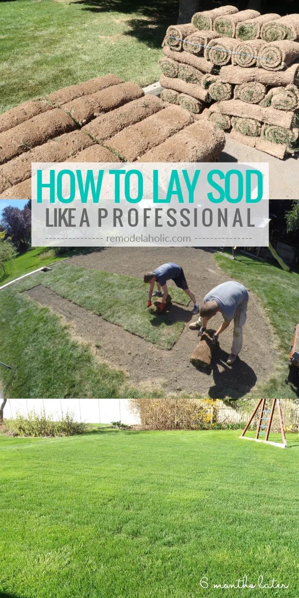 Handmade Sod Installation Tips For Laying Your Own Sod #Bekob