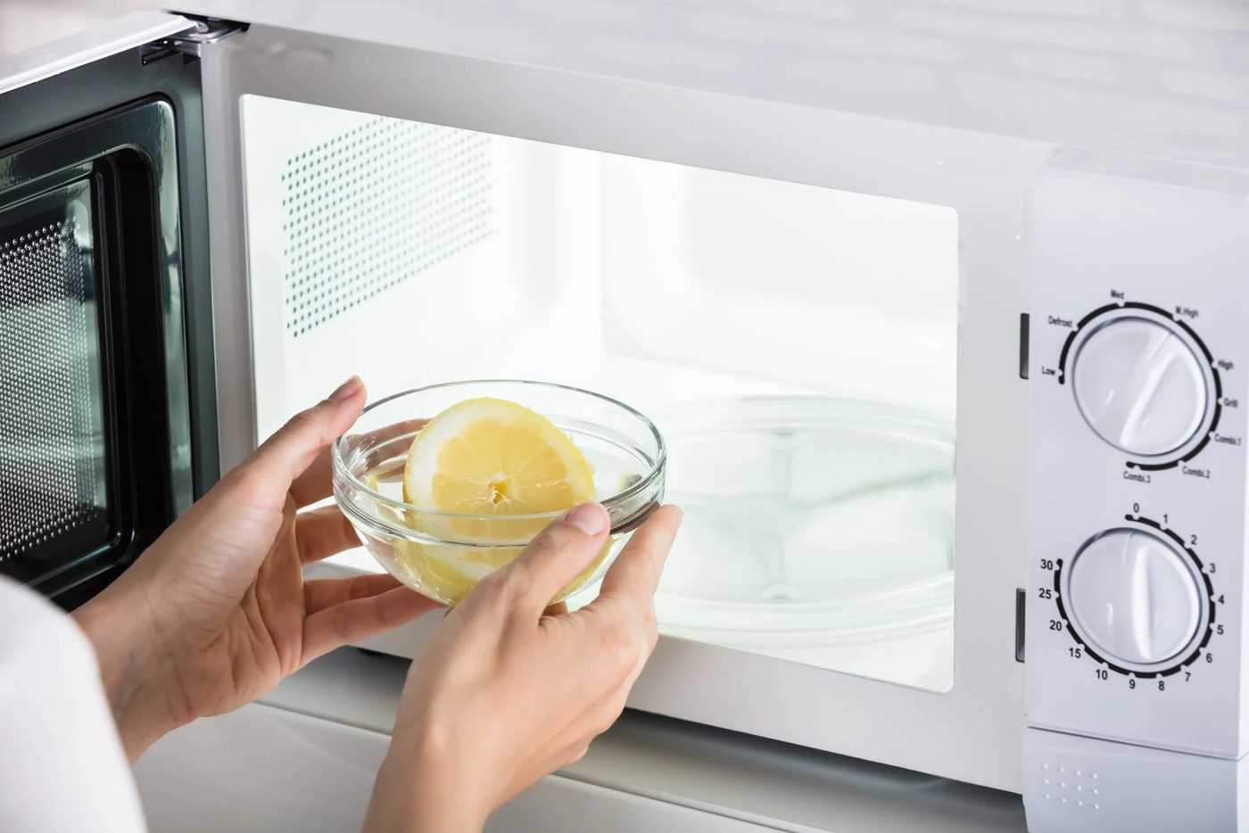Steam Clean Microwave