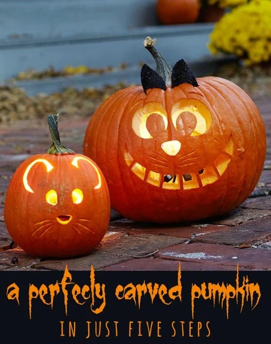 5 Pumpkin Carving Tips for a well fitted Jack-O-Lantern via Tipsaholic.com