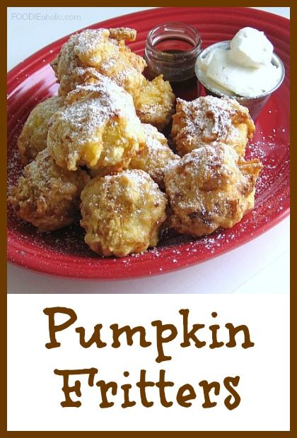 Pumpkin Fritters | FOODIEaholic.com #recipe #cooking #dessert #fritters #pumpkin #fall