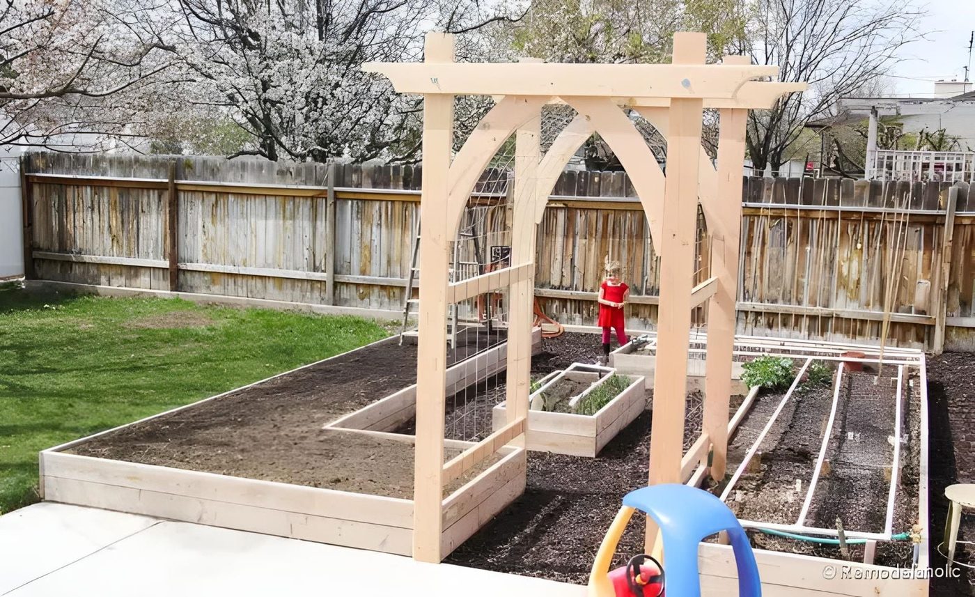 14 Vegetable Garden Arbor Handmade Plans 2 Of 5 100732
