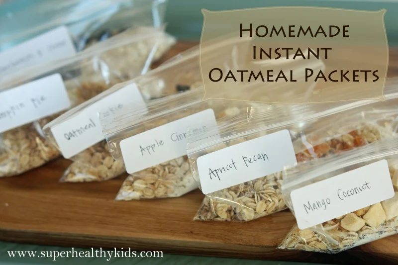 Homemade Instant Oatmeal Packet