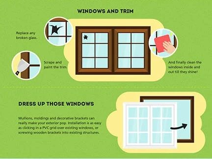 Windows and Trim Curb Appeal options Bekob.com