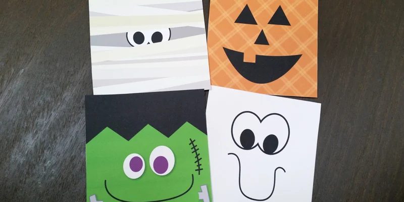 Quick and straightforward Ready-to-print Halloween Monster Decor