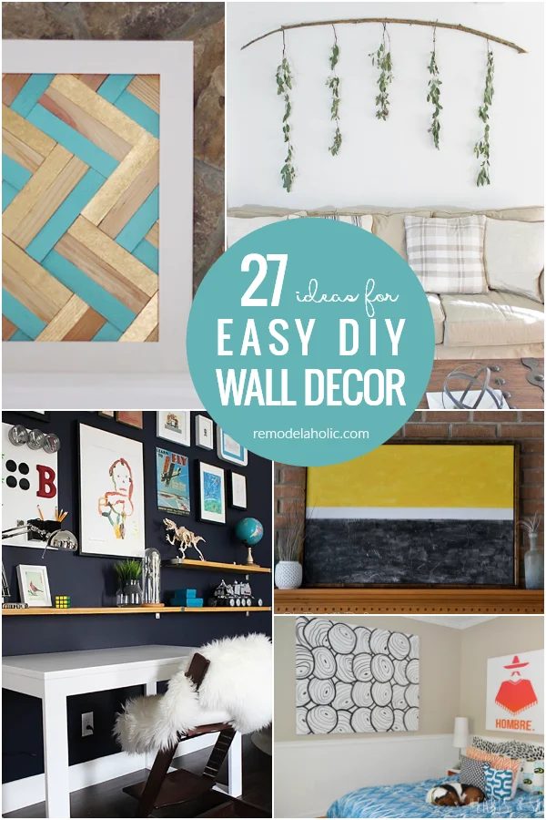 27 straightforward Handmade Wall Decor options Tutorials #Bekob
