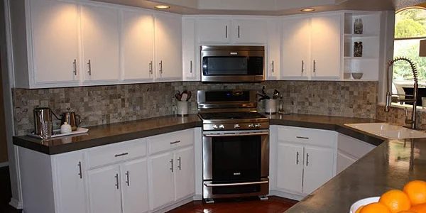 Quick Install of Concrete Countertops! Kitchen Remodel!