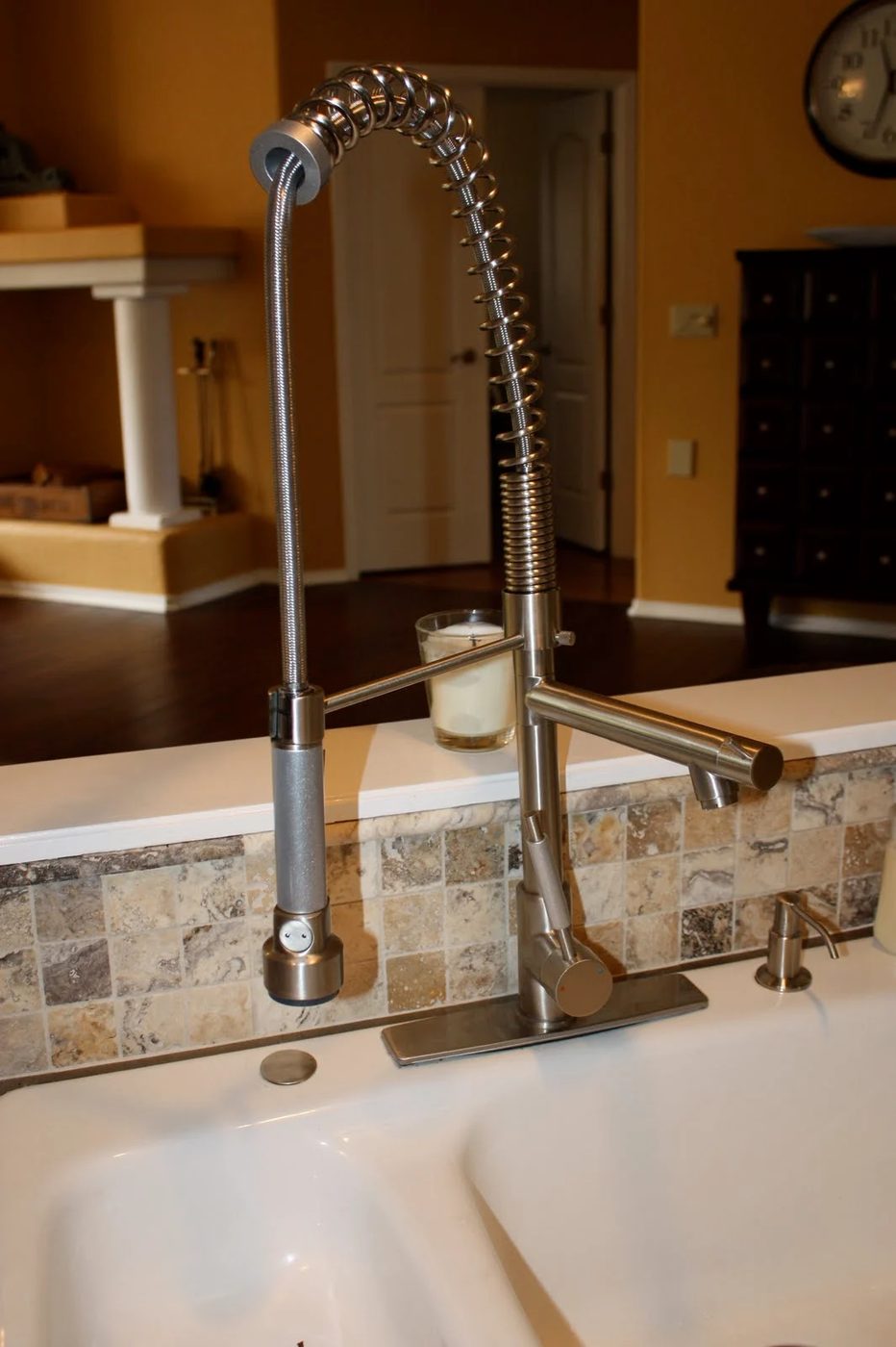 34 Handmade Concrete Countertop And New Faucet, By Design Stocker Featured On @Bekob