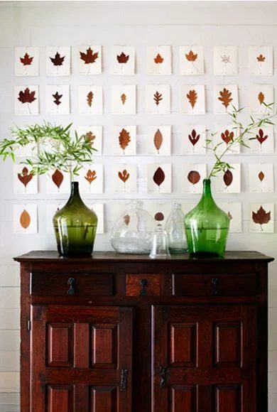 Decorating with Natural History Images for Fall