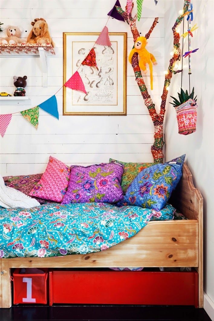 Rainbow Playroom Inspiration | Found on thebooandtheboy.com