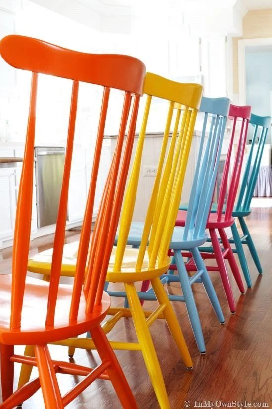 Rainbow Playroom Inspiration | Found on inmyownstyle.com