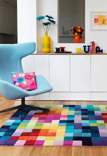 Rainbow Playroom Inspiration | Found on wovenground.com