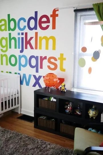 Rainbow Playroom Inspiration | Found on apartmenttherapy.com