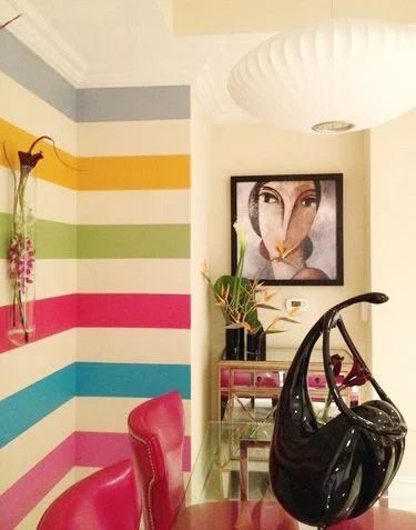 Rainbow Playroom Inspiration | Found on Sweet Peach Blog