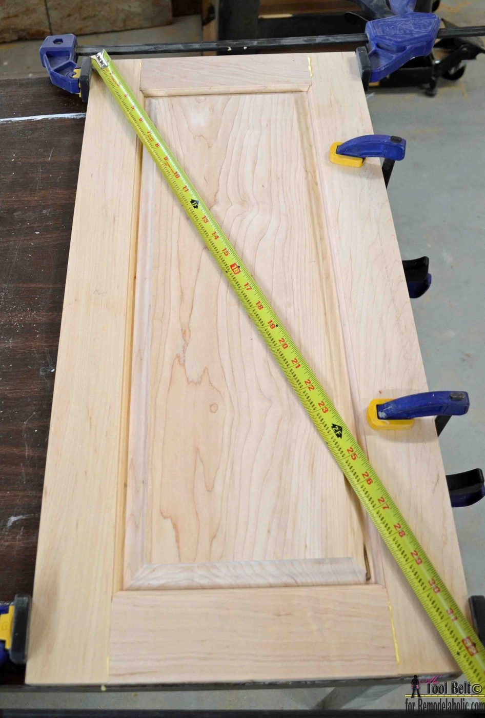 Build your own custom raised panel cabinet doors for your home or projects, great walkthrough to show you how and what you need!